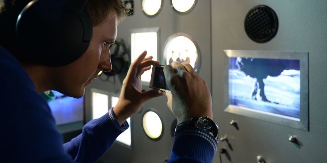 Презентация мультимедийного объекта-инсталляции, имитирующей пульт управления запуском бомбы РДС-1