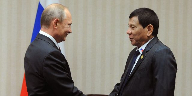 Президент РФ Владимир Путин и президент Филиппин Родриго Дутерте