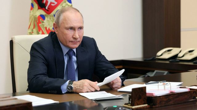 Президент РФ Владимир Путин проводит заседание Российского организационного комитета "Победа"
