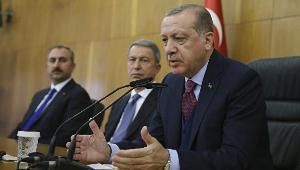 Президент Турции Тайип Эрдоган. 13 ноября 2017