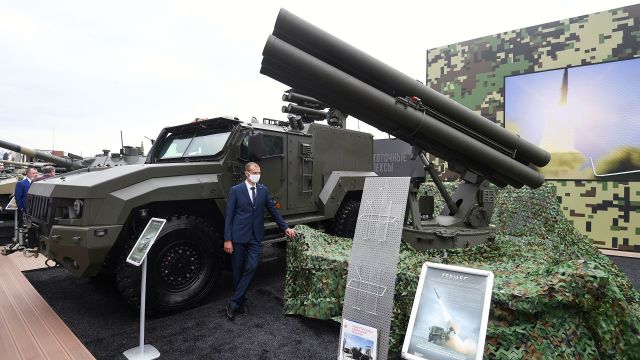 Противотанковый ракетный комплекс "Гермес" на выставке вооружений Международного военно-технического форума (МВТФ) "Армия-2020" в военно-патриотическом парке "Патриот"