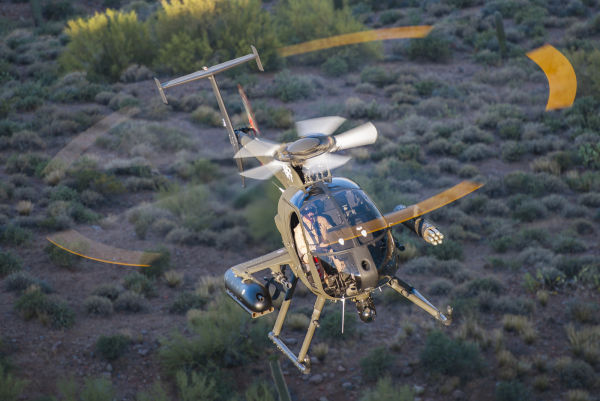 Прототип-демонстратор легкого боевого вертолета MD Helicopters MD 530G