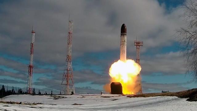 Пуск МБР «Сармат» / Фото: ТРК ВС РФ «ЗВЕЗДА» М. Иванов