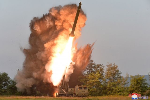 Пуск новой северокорейской ракеты