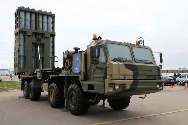 Пусковая установка зенитного ракетного комплекса С-350 "Витязь".