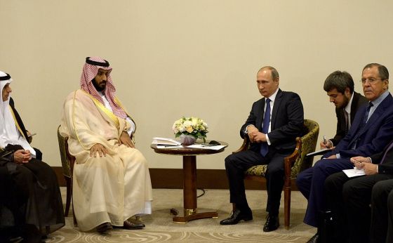 Владимир Путин и Мухаммад ибн Салман Аль Сауд