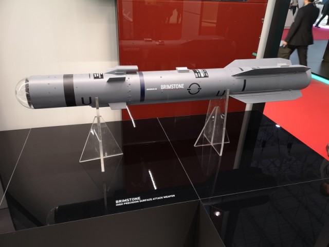 Ракета Brimstone класса " воздух-поверхность" производства европейского объединения MBDA (c) bmpd