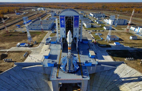 Ракета-носитель "Союз-2" на космодроме Восточный