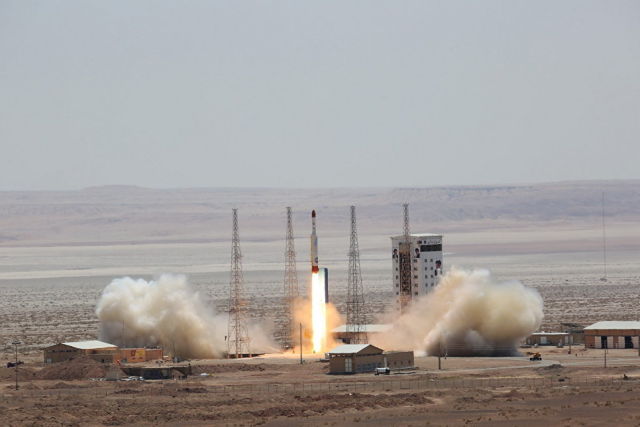 Ракетные испытания в Иране. Архивное фото