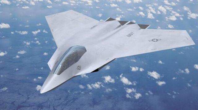 Ранее публиковавшееся Boeing изображение аванпроекта ее предложение перспективного палубного истребителя шестого поколения F/A-XX в рамках программы ВМС США Next Generation Air Dominance (NGAD). Соотнесение с реальным нынешним проектом неизвестно