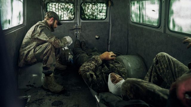 Раненые украинские военнослужащие