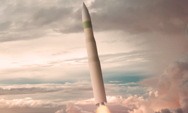 Рендер ракеты LGM-35A Sentinel