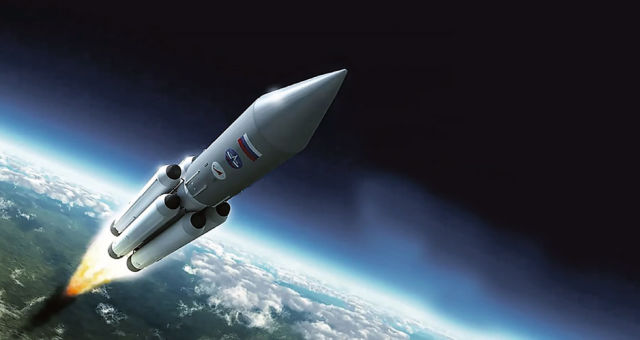 Рисунок ракеты-носителя “Ангара”