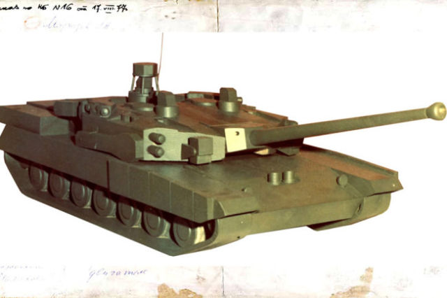 Рисунок танка "Объект 490"
