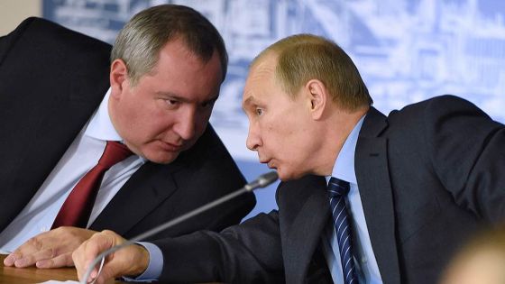 Дмитрий Рогозин и Владимир Путин
