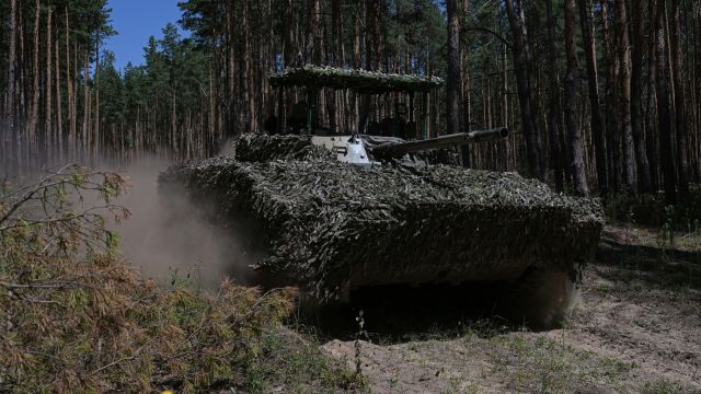 Российская БМП-3 в зоне спецоперации