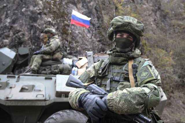 Российские миротворцы в Нагорном Карабахе.
