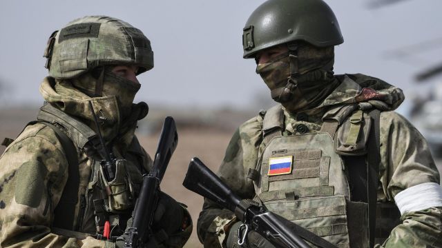 Российские военнослужащие на полевом аэродроме ВКС России в зоне проведения специальной военной операции на Украине