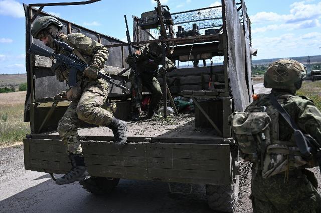 Российские военнослужащие в зоне СВО