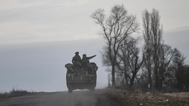 Российские военные в Курской области
