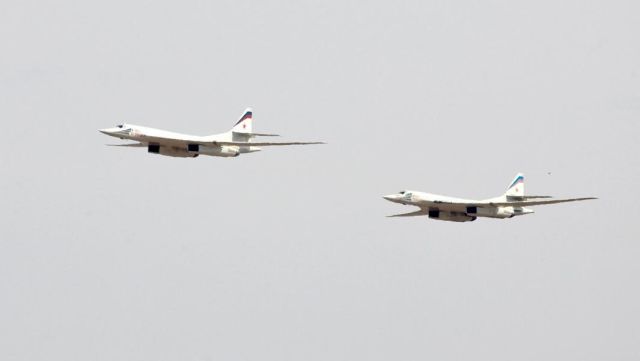 Российские бомбардировщики Ту-160
