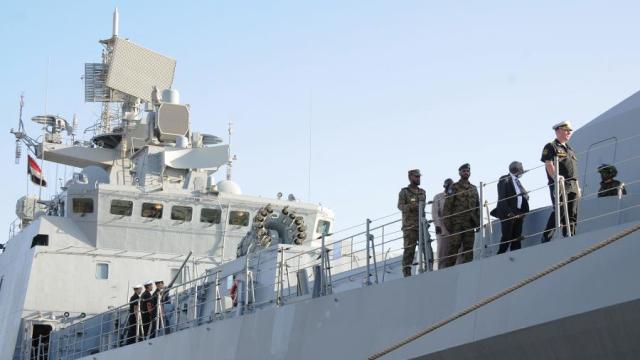 Российский боевой корабль «Адмирал Григорович» в Порт-Судане