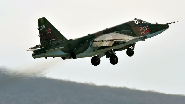 Российский штурмовик Су-25