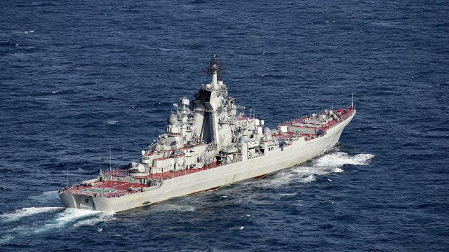 Российский тяжелый атомный ракетный крейсер "Петр Великий"