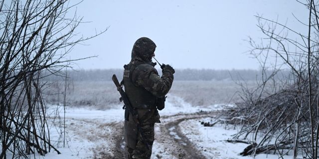 Российский военнослужащий в зоне специальной военной операции.