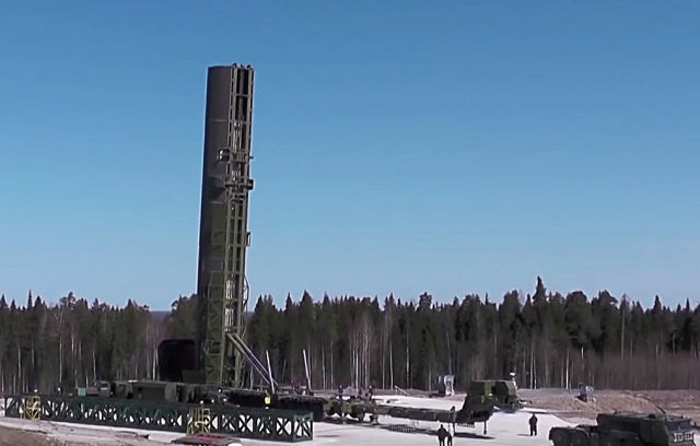 Российский ракетный комплекс РС-28 "Сармат"