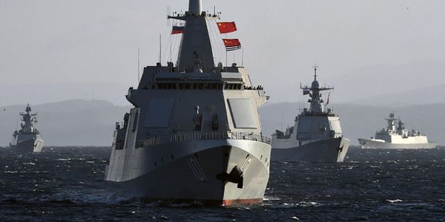 Российско-китайские учения Морское взаимодействие - 2021