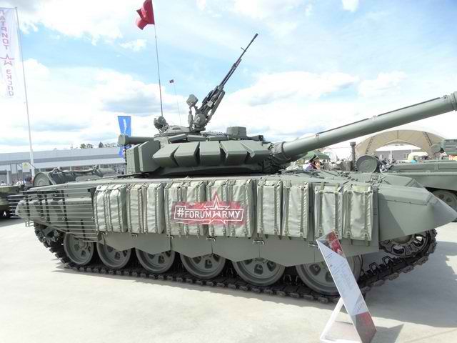 Т-72Б3 с усиленной динамической защитой