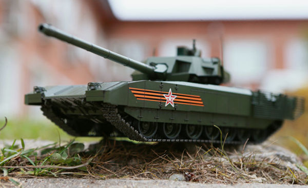 Сборная масштабная модель танка Т-14 "Армата"
