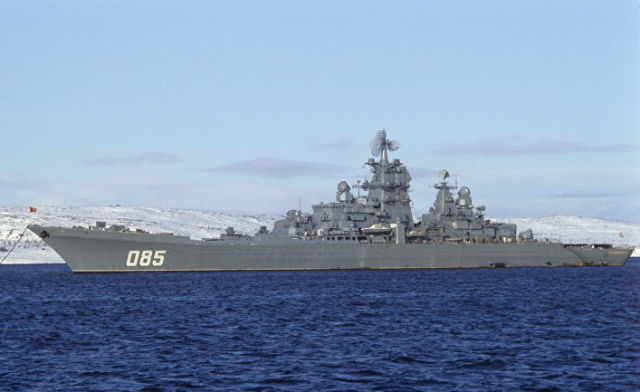 Северный флот. Тяжелый атомный ракетный крейсер "Калинин"