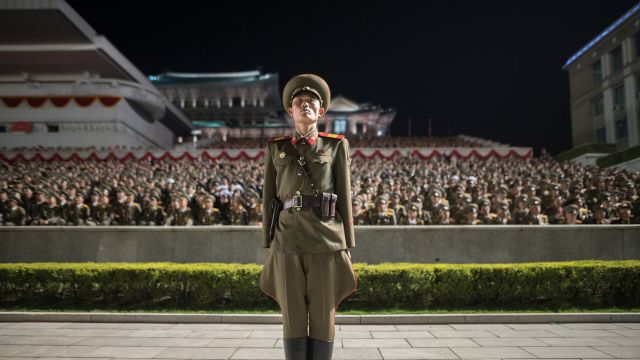 Северокорейский военнослужащий
