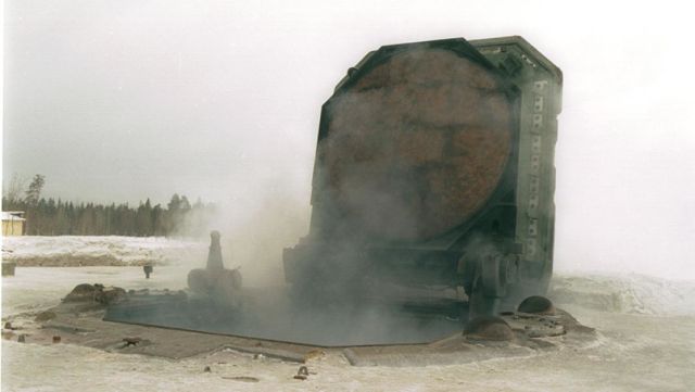 Шахтная пусковая установка (на снимке) после запуска стратегической ракеты "Тополь-М"
