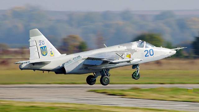 Штурмовик Cу-25 ВВС Украины
