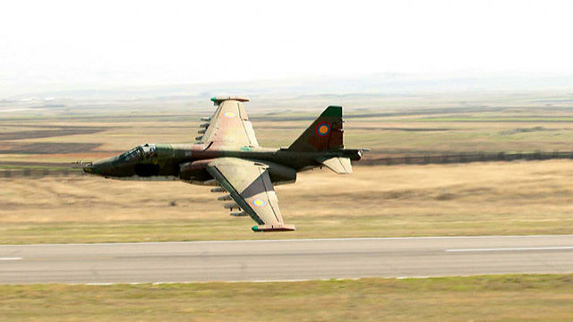 Штурмовик Су-25 ВВС Армении