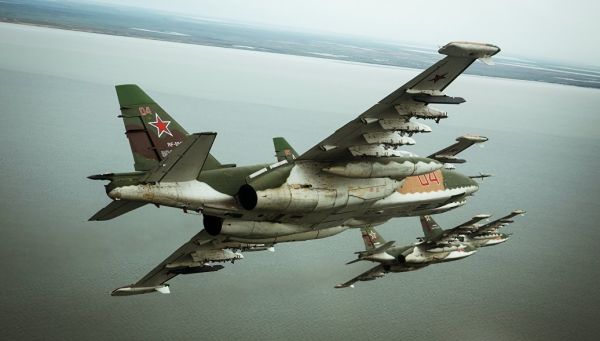 Штурмовики Су-25СМ3. Архивное фото