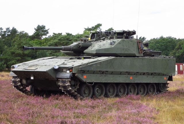 Шведская боевая машина пехоты CV-90
