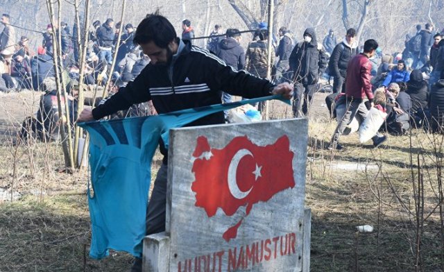 Ситуация с беженцами на границе Турции и Греции