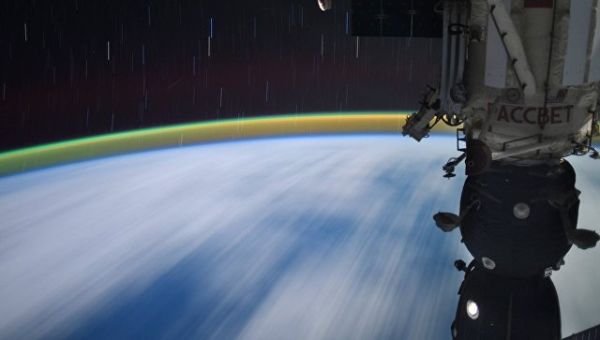 Снимок космонавта Сергея Рязанского