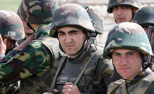 Солдаты армии Нагорного Карабаха