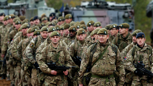 Солдаты Британской армии