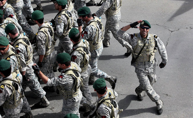 Солдаты иранской армии