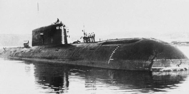 Советская атомная подлодка К‑278 "Комсомолец"