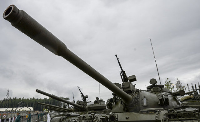 Советский средний танк Т-55 на форуме "АРМИЯ-2015"
