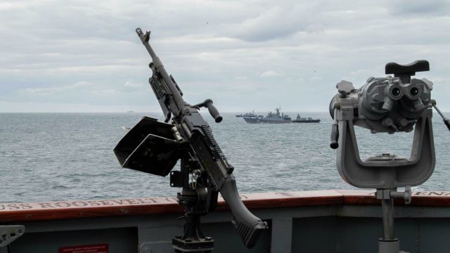 Совместные учения стран НАТО в Черном море