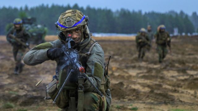 Совместные учения войск НАТО Iron Wolf — 22 в Латвии. 25 октября 2022