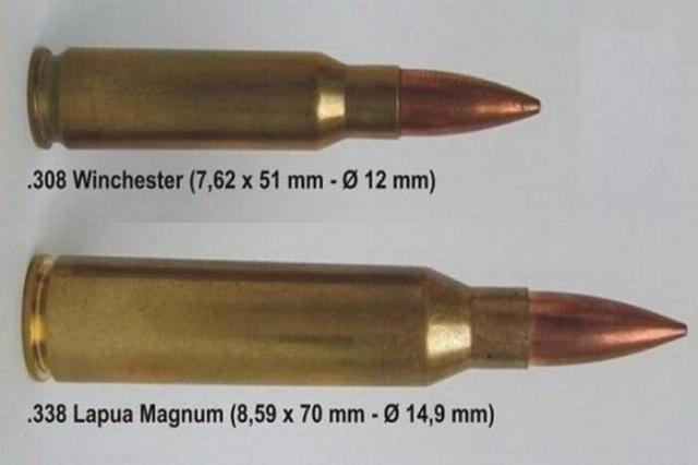 Сравнение калибров 7,62 и 8,6 мм